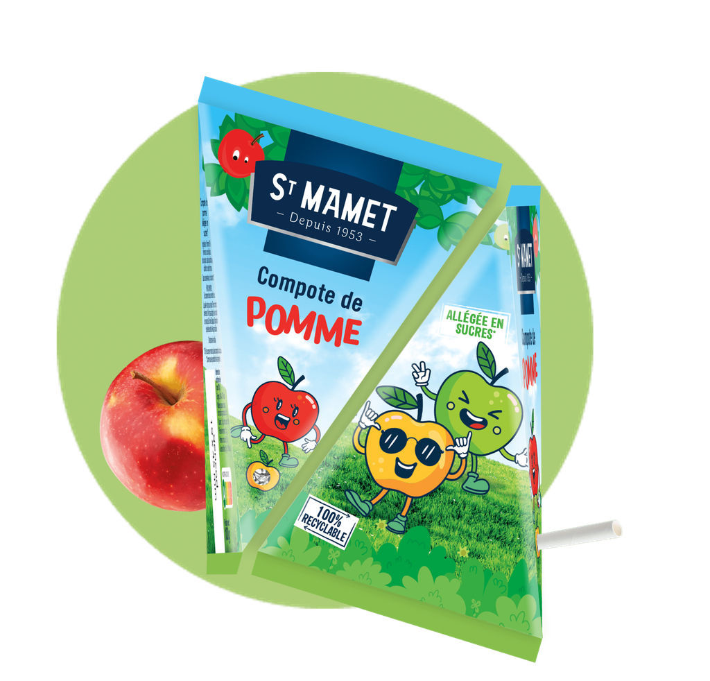 Berlingot Compote de pomme St Mamet 100g 